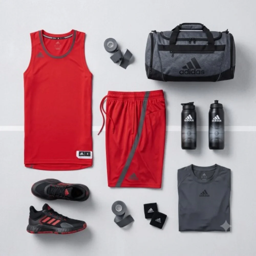 adidas Mens Basketball Mesh Shorts 9